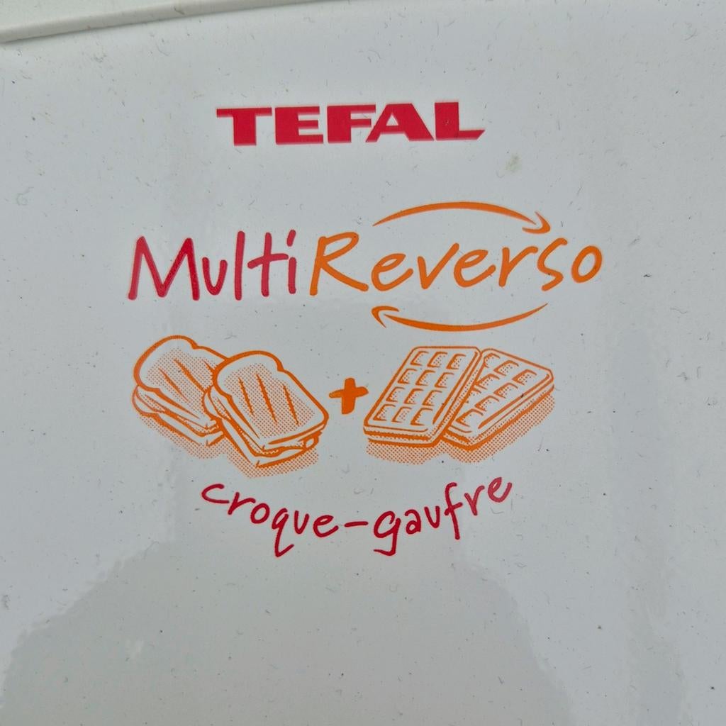Bakplaten Tefal MultiReverso wafelijzer, Ophalen of Verzenden, Uitneembare platen, Zo goed als nieuw