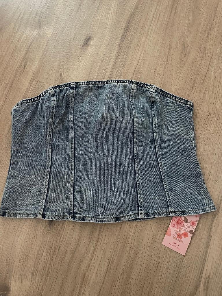 Nieuwe spijkertop, Blauw, Maat 42/44 (L), Nieuw, Ophalen of Verzenden