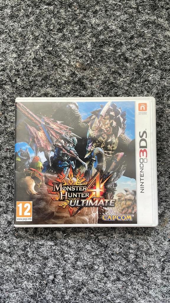 Monster hunter 4 ultimate voor de 3DS, Avontuur en Actie, 1 speler, Ophalen of Verzenden, Zo goed als nieuw