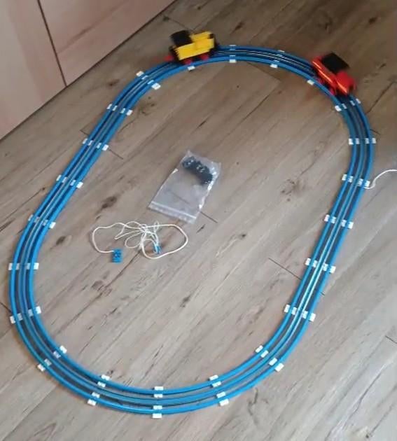 Elektrische lego trein uit de jaren 70, Ophalen of Verzenden, Gebruikt, Complete set, Lego