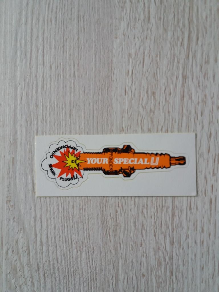 sticker YOUR SPECIAL PLUGS U, Verzamelen, Ophalen of Verzenden, Zo goed als nieuw, Merk
