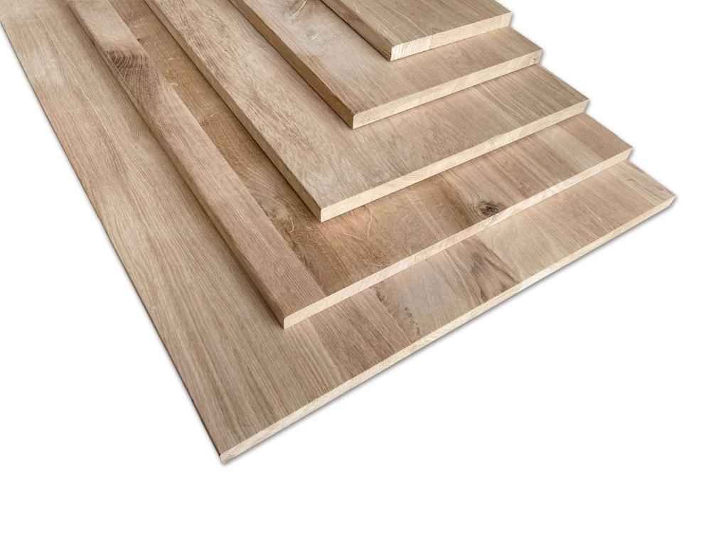 Panelen | Massief eiken | 18 / 25 / 40 mm |  Scherpe prijzen