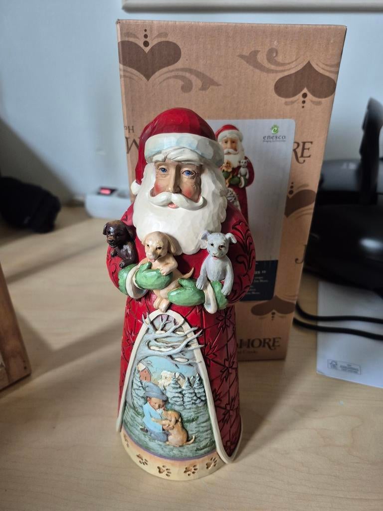 heartwood creek santa with puppies dog days of christmas, Ophalen of Verzenden