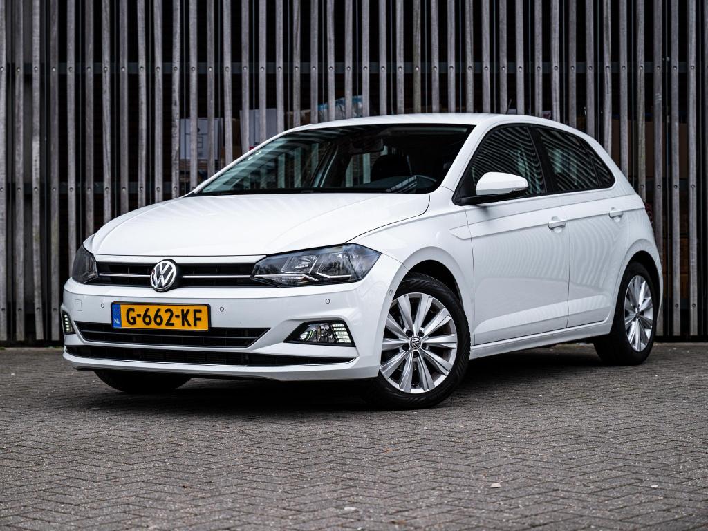 Volkswagen Polo 1.0 TSI 95pk 2019 Wit, Voorwielaandrijving, Stof, Zwart, 95 pk