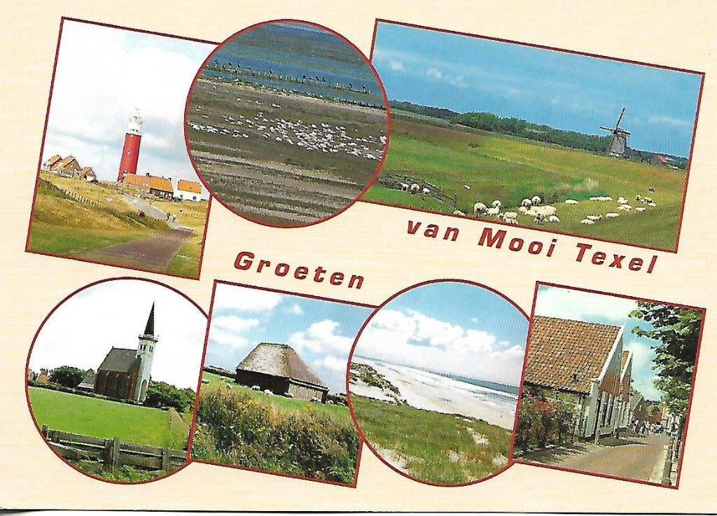 Texel- -7-luik., Verzenden, 1980 tot heden, Ongelopen, Waddeneilanden