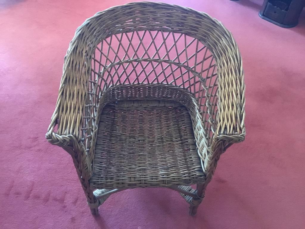 Kinder rotan stoel, Ophalen of Verzenden, Zo goed als nieuw, Rotan