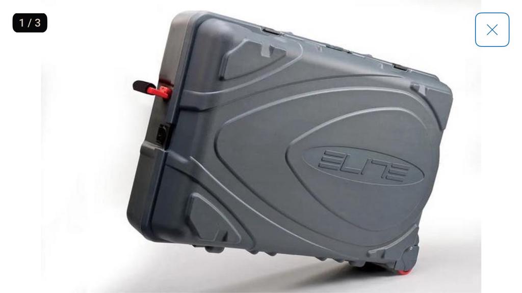 Elite Vaison Fietskoffer Hardcase, Hard kunststof, Zo goed als nieuw, 70 cm of meer, Ophalen