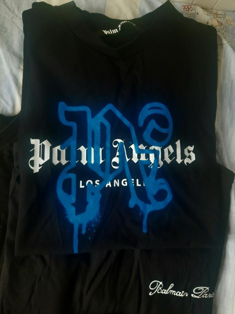 Palm Angels en Moncler T-shirts - maat M, Overige kleuren, Palm Angels, Moncler, Overige maten, Ophalen of Verzenden