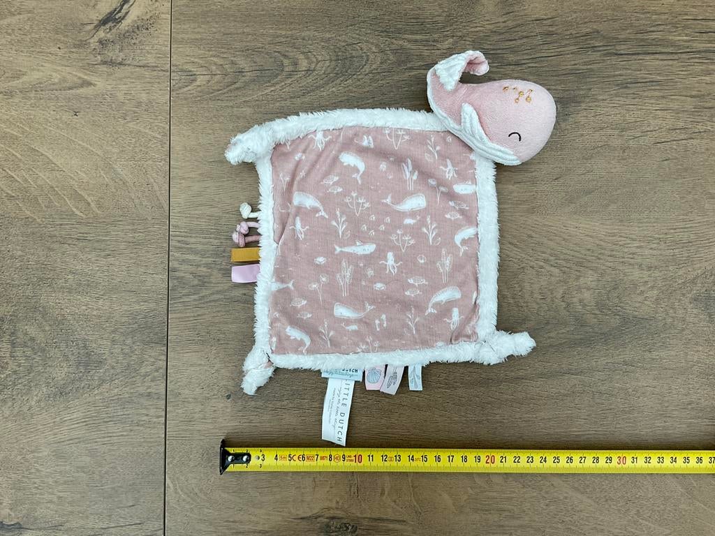 Nieuw zgan oudroze Walrus knuffeldoekje Little Dutch, Kinderen en Baby's, Speelgoed | Knuffels en Pluche, Ophalen, Nieuw, Overige typen
