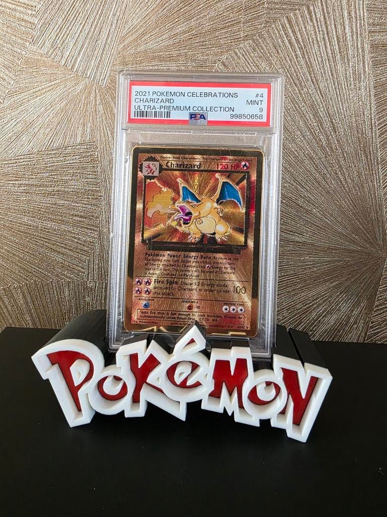 Pokémon Charizard PSA 9 – Celebrations Ultra Premium Collect, Ophalen of Verzenden, Nieuw