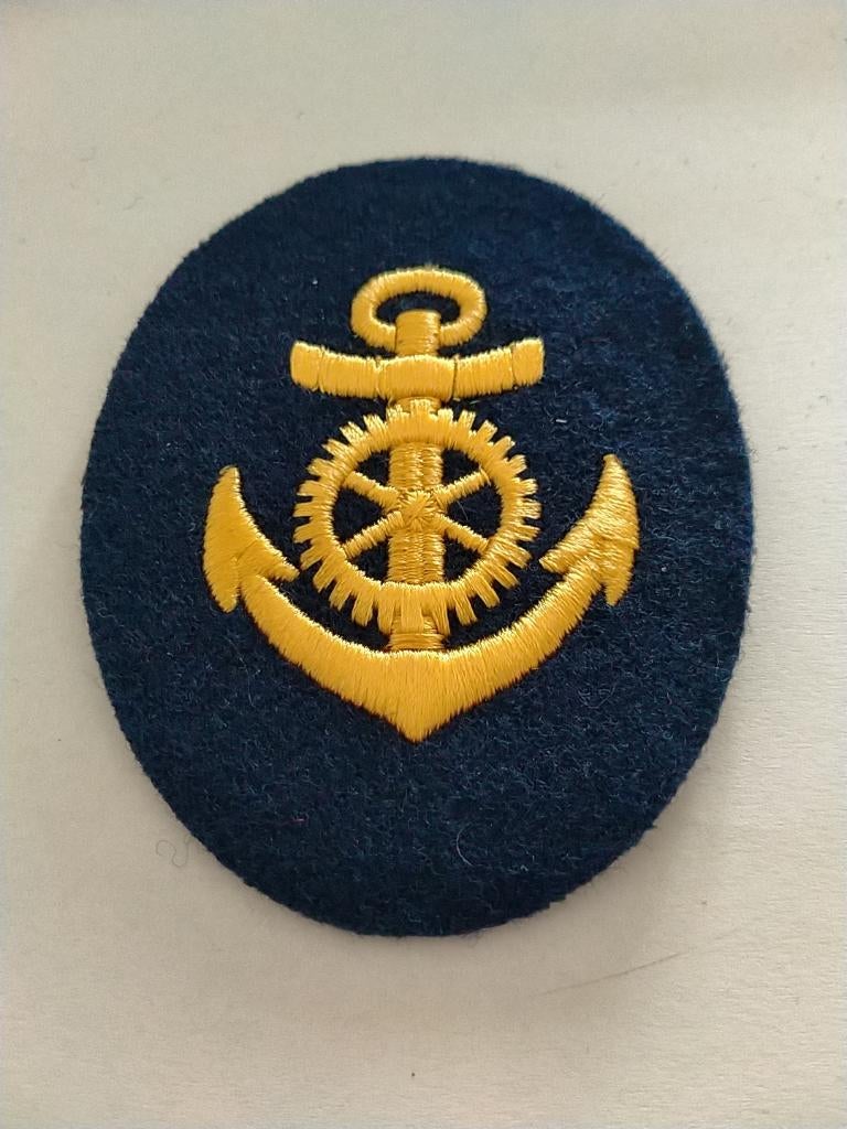 DDR Volksmarine , Maschinen maat , patch, Verzenden, Marine, Duitsland, Kleding of Schoenen