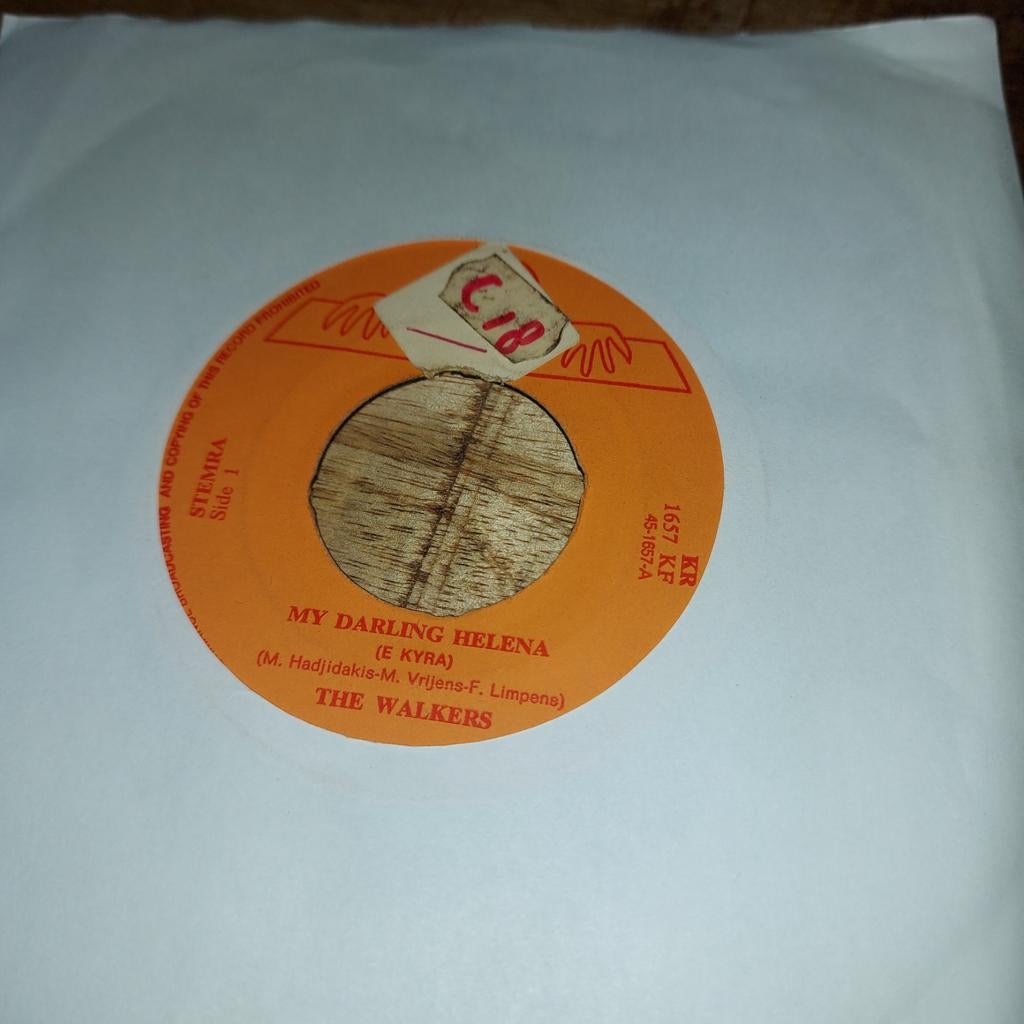 The walkers  / my darling helena, Ophalen of Verzenden, Zo goed als nieuw, Pop