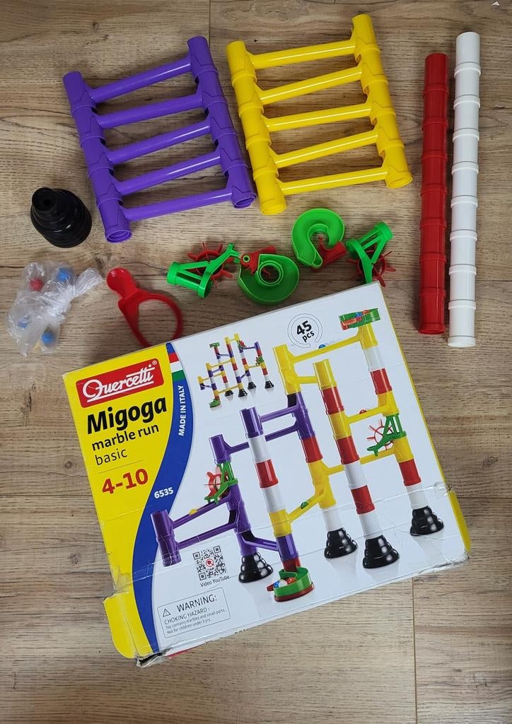 Migoga knikkerbaan marble run quercetti, Ophalen of Verzenden, Gebruikt, Overige typen