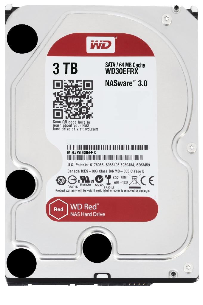WD Red 3tb NAS HDD - WD30EFRX, Computers en Software, Harde schijven, Gebruikt, Server, Info@debitstore.nl, Western Digital