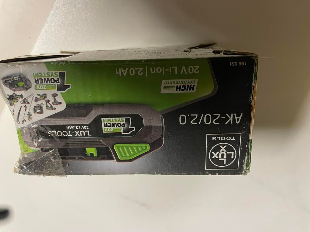 Lux accu 20 vlt 2 ah nieuw, Ophalen of Verzenden, Nieuw