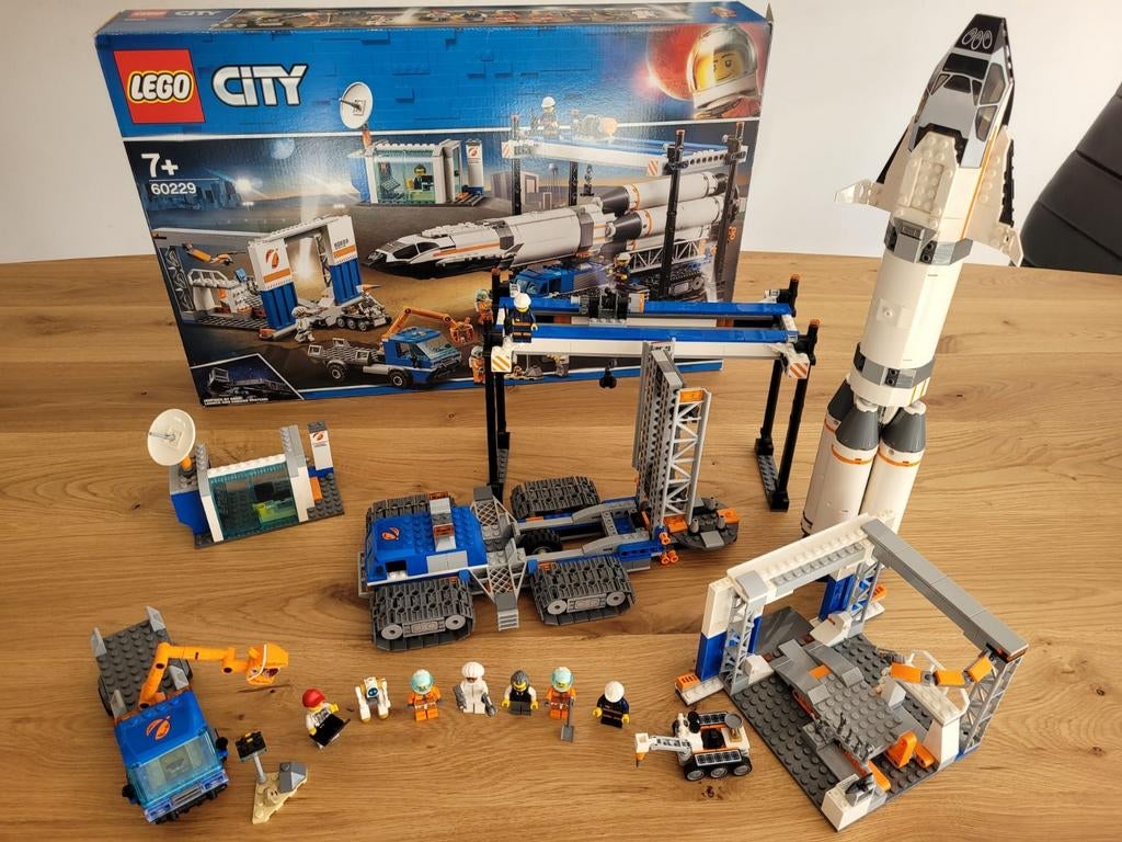 60229 Lego City Ruimtevaart Raket Bouwen en Transporteren, Lego, Ophalen of Verzenden, Zo goed als nieuw, Compleet