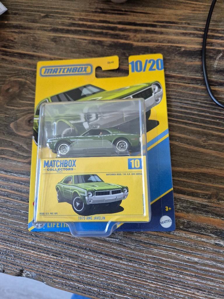 MATCHBOX COLLECTORS 1970 AMC JAVELIN, Ophalen of Verzenden, Nieuw, Auto