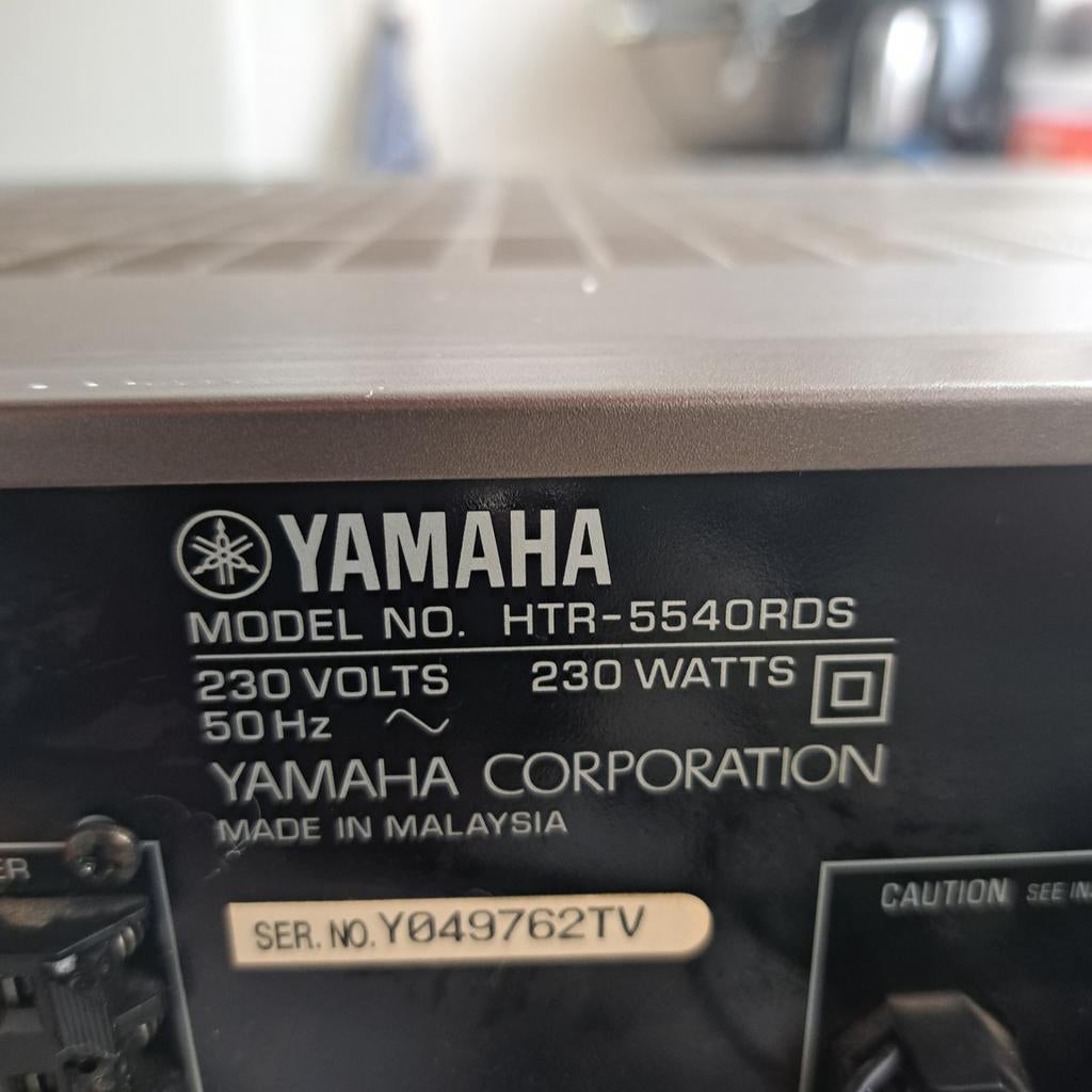 Yamaha HTR-5540RDS AV Receiver - Topkwaliteit Geluid, Yamaha, Ophalen of Verzenden, 120 watt of meer, Gebruikt