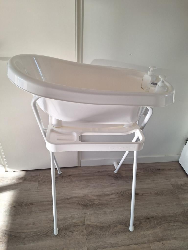 Bébé-jou Babybadje met standaard en Tummy Tub, Kinderen en Baby's, Badjes en Verzorging, Ophalen, Zo goed als nieuw, Badje, Bébé-jou