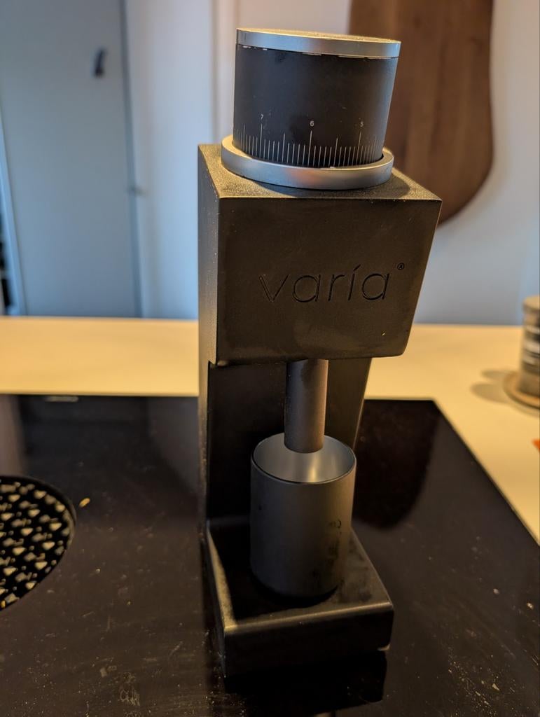 Varia VS3 Koffiemolen - Perfect voor verse koffie, Witgoed en Apparatuur, Koffiezetapparaten, Ophalen of Verzenden, Zo goed als nieuw