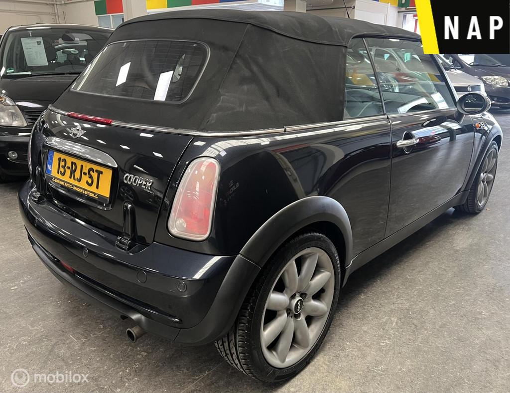 Mini Cabrio 1.6 One Pepper - NAP- Parkeersensor - Elek.ramen, Auto's, Mini, Stof, Gebruikt, 4 cilinders, Cabriolet