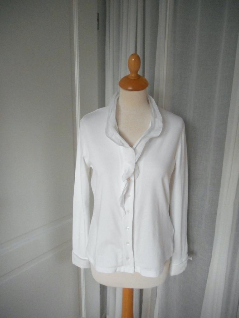 Blouse van Purdey, maat 40, Maat 38/40 (M), Wit, Ophalen of Verzenden, Zo goed als nieuw