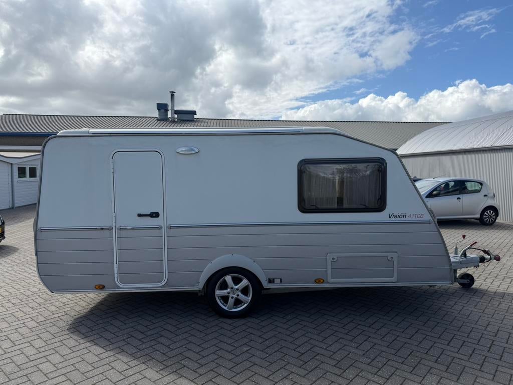Kip vision 41tcb 2010 luifel/hefdak!, Caravans en Kamperen, Caravans, Rondzit, Kip, 750 - 1000 kg, Particulier