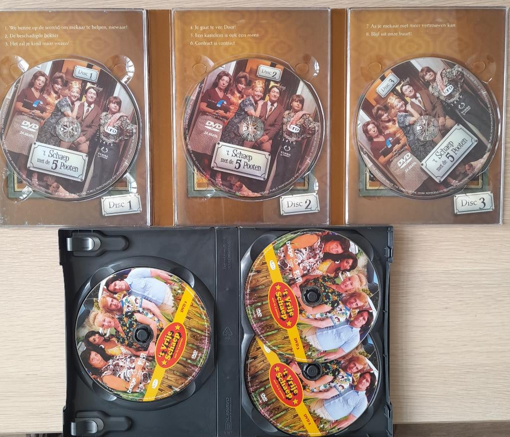 Schaap met de 5 poten (serie 1 en 2), Alle leeftijden, Ophalen of Verzenden, Gebruikt, Komedie