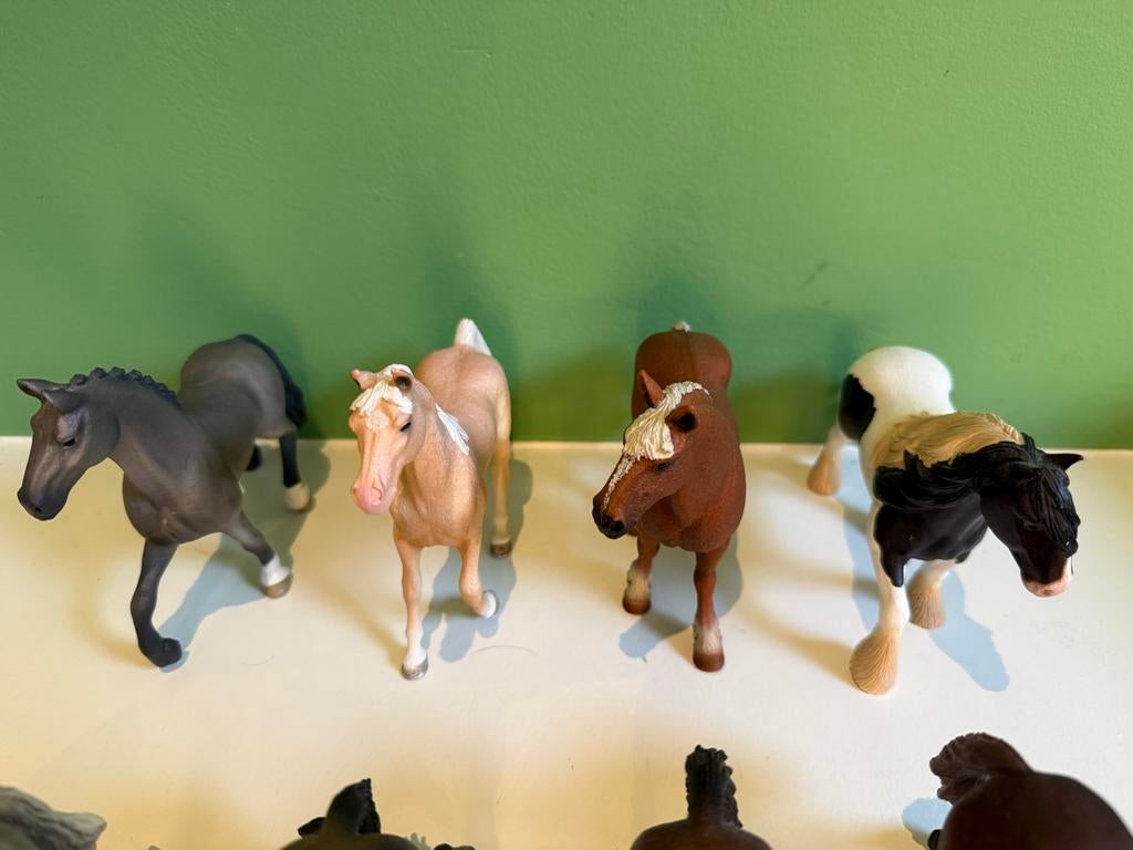 Collectie Schleich paarden, Verzamelen, Dierenverzamelingen, Ophalen of Verzenden, Gebruikt, Paard, Beeldje of Figuurtje