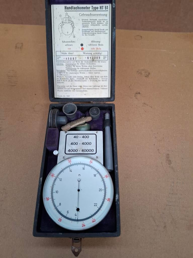 Toerenteller Type HT51, Ophalen