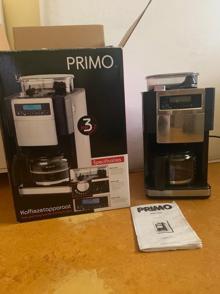 Koffiezetapparaat bonen en gemalen koffie, Ophalen, Gebruikt, Koffiemachine, 4 tot 10 kopjes