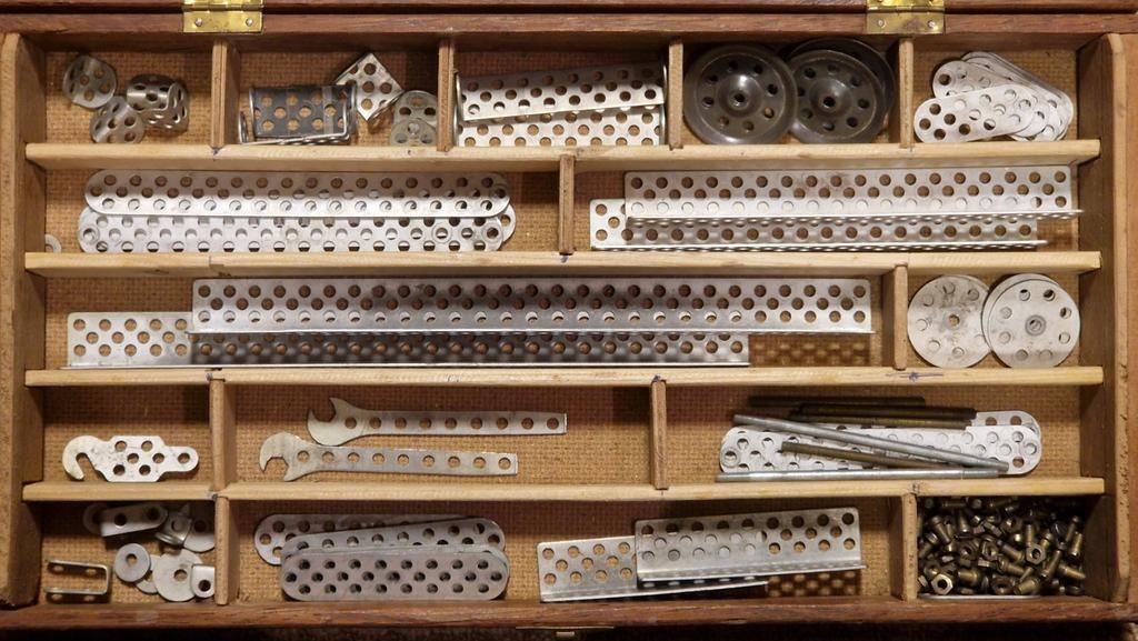 Doos Trix meccano, Antiek en Kunst, Antiek | Speelgoed, Ophalen of Verzenden