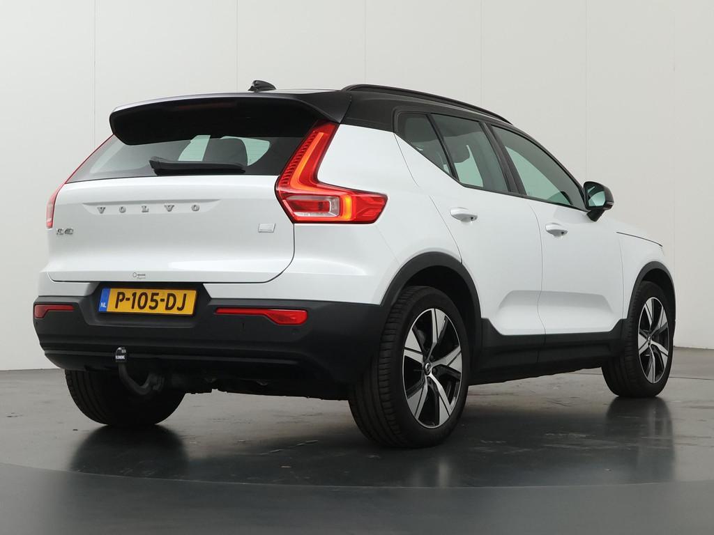 Volvo XC40 Recharge P8 AWD R-Design | SOH 91% | Trekhaak | N, Gebruikt, Wit, 430 km, Vierwielaandrijving