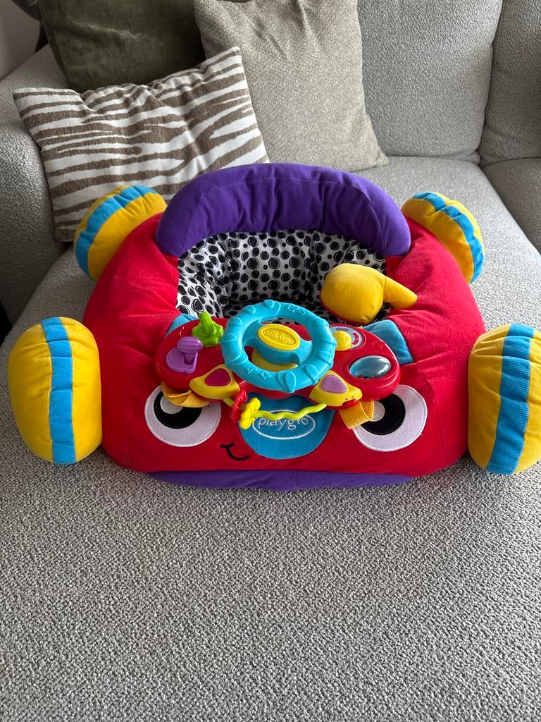 Playgro Muzikale Auto Zitkussen - Baby Speelgoed, Ophalen, Gebruikt, Overige typen, Met geluid