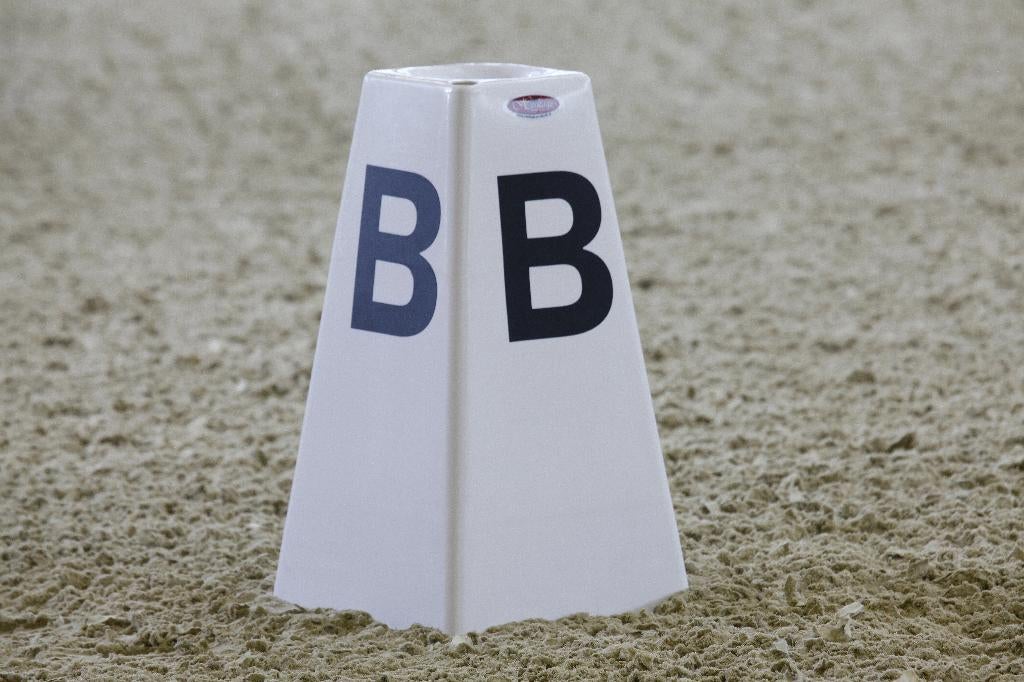 Dressuurletters, letterkegels z-ring. Letterbordje, Ophalen of Verzenden, Nieuw, Dressuur