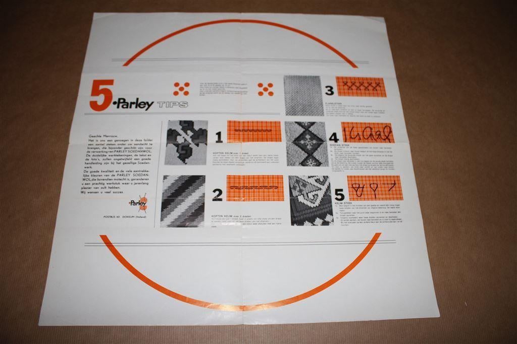 2 zeldzame Parley breifolders - Circa 1965 !!, Ophalen of Verzenden, Gelezen