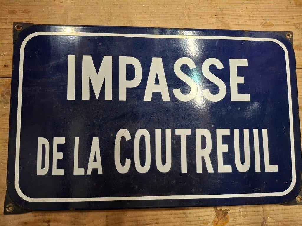 Emaille bord straatnaambord naambord plaatsnaambord, Ophalen of Verzenden