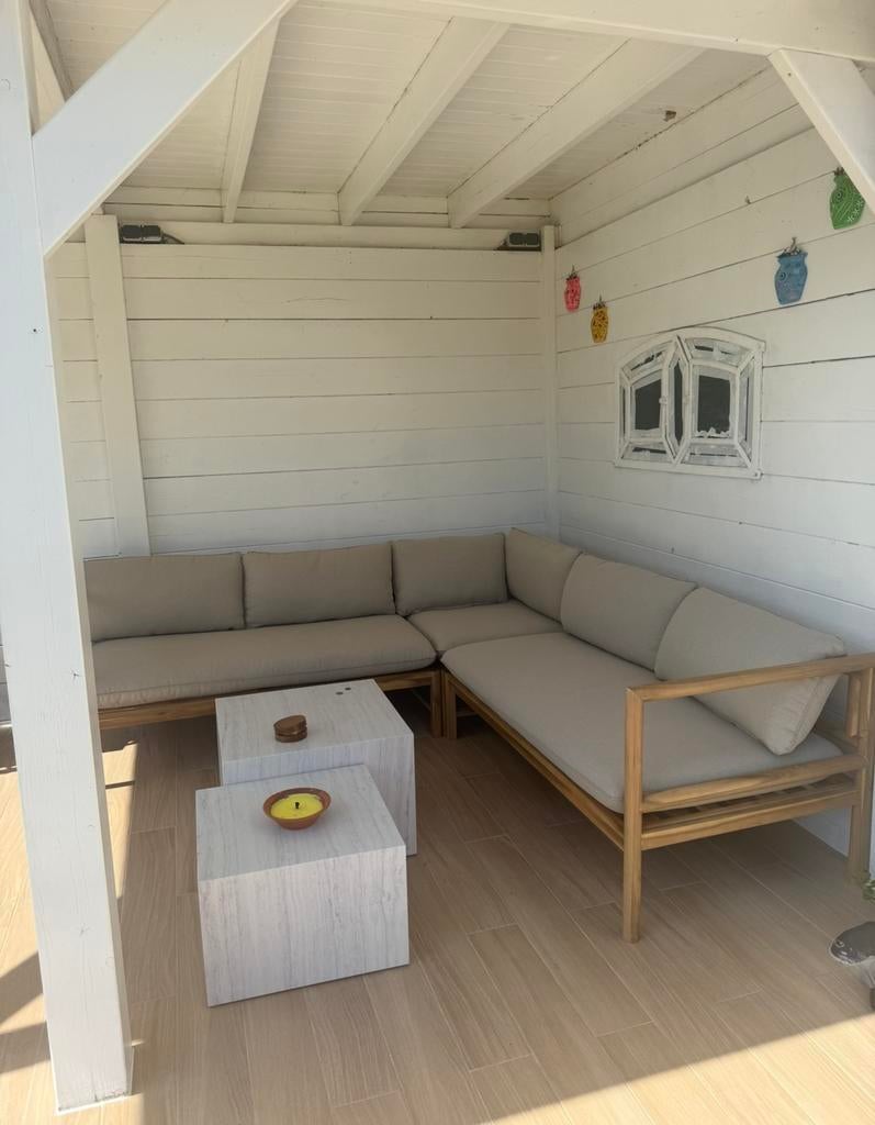 Loungeset jip van karwei, Tuin en Terras, Tuinsets en Loungesets, Ophalen of Verzenden, Zo goed als nieuw, Aluminium