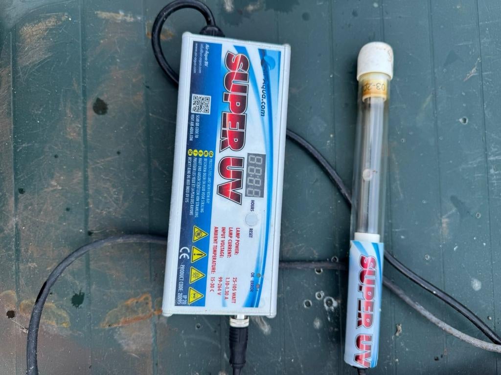 Super UV vijverlamp met controller, Ophalen of Verzenden, Gebruikt