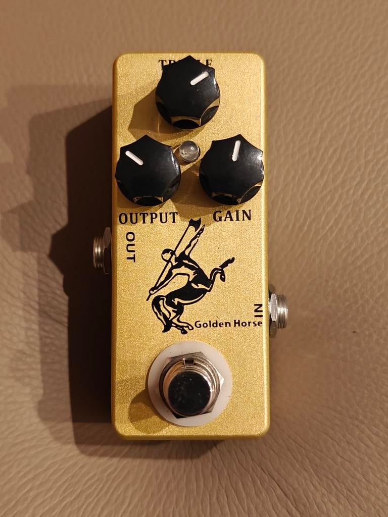 Muslady Golden Horse Klon Centaur Overdrive Kloon Pedaal, Ophalen of Verzenden, Zo goed als nieuw, Distortion, Overdrive of Fuzz