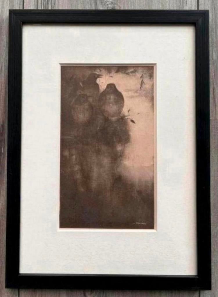 Jan Mankes 1889-1920 / Lijsters in Avondstemming 1923, Antiek en Kunst, Kunst | Etsen en Gravures, Ophalen of Verzenden