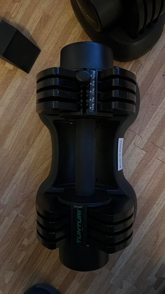 tunturi dumbel 12,5kg 2x, Ophalen, Zo goed als nieuw