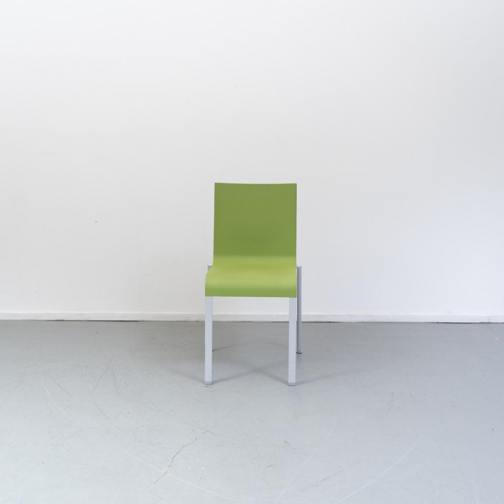 30x Vitra Maarten van Severen .03 Stoel Groen, Niet ingevuld, Gebruikt, Overige materialen, Niet ingevuld