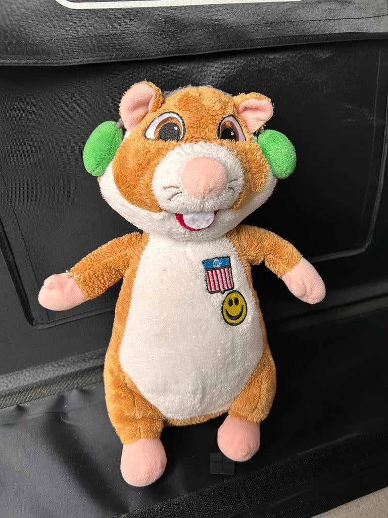 Albert Heijn Hamster Knuffel met koptelefoon, Albert Heijn, Hamster, Ophalen of Verzenden, Middelgroot (20 tot 80 cm)