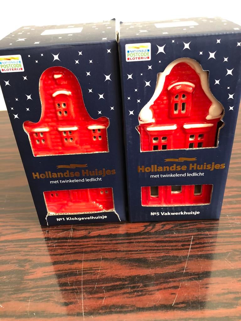 Postcodeloterij huisjes nummer 1-5 NIEUW, Ophalen of Verzenden, Nieuw