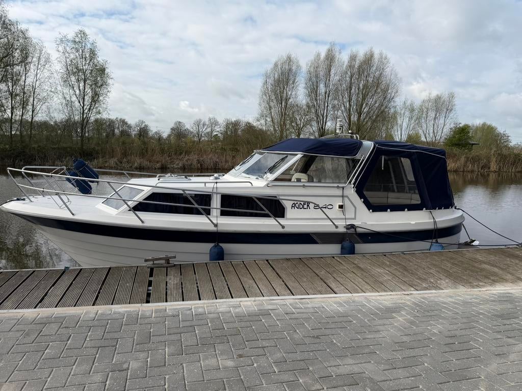 Agder 840 OK Spitsgatter / Noorse sloep, Watersport en Boten, Motorboten en Motorjachten, Gebruikt, Diesel, Ophalen of Verzenden