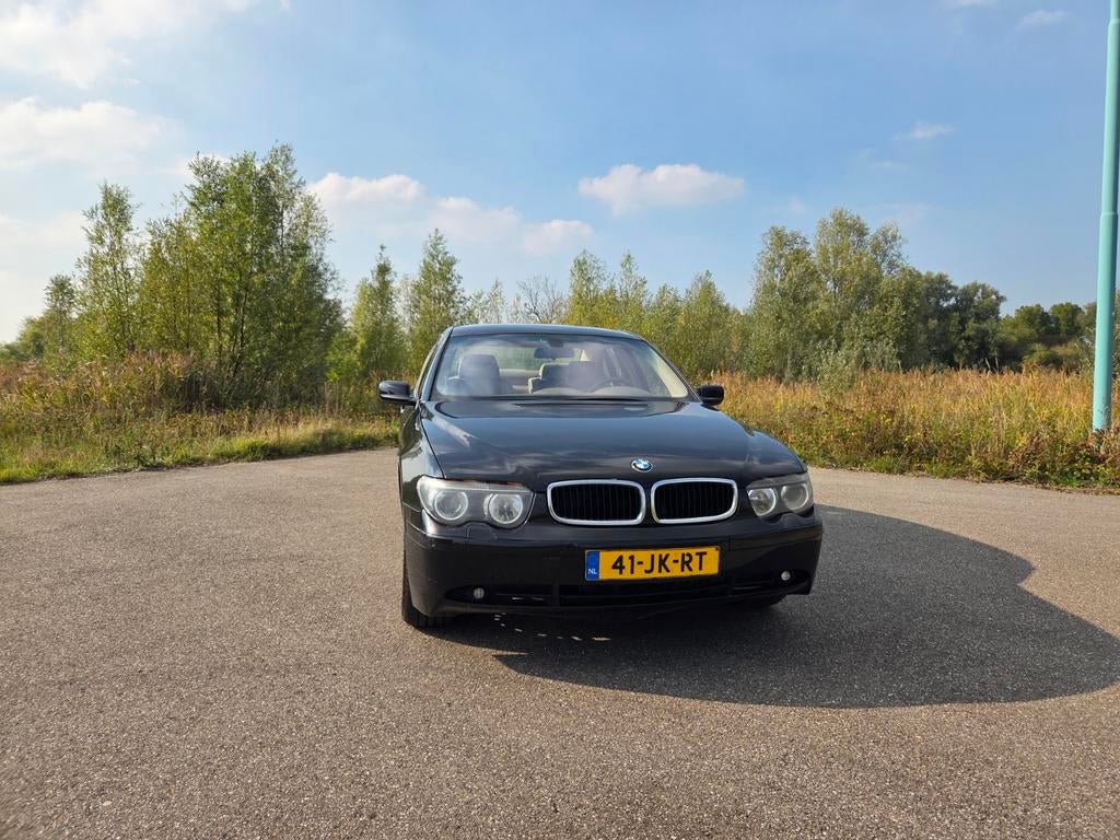 BMW 7-Serie 3.6 I 735 AUT 2002 Zwart, Auto's, BMW, Particulier, 7-Serie, ABS, Airbags, Airconditioning, Alarm, Automatische klimaatregeling