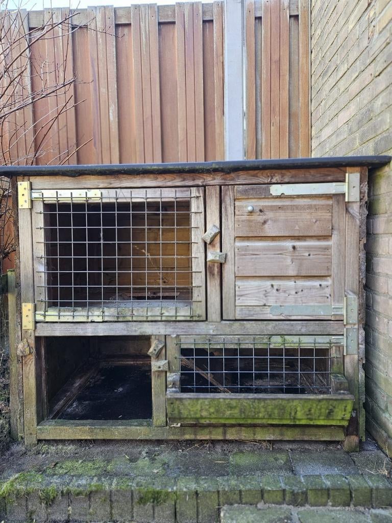 Konijnenhok en toebehoren, Ophalen, 90 cm of meer, Konijn, Hok