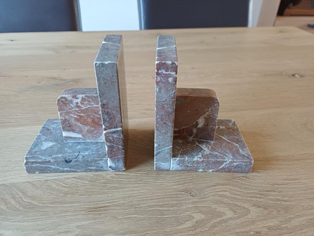 Te koop: Art Deco marmeren boekensteunen, Ophalen