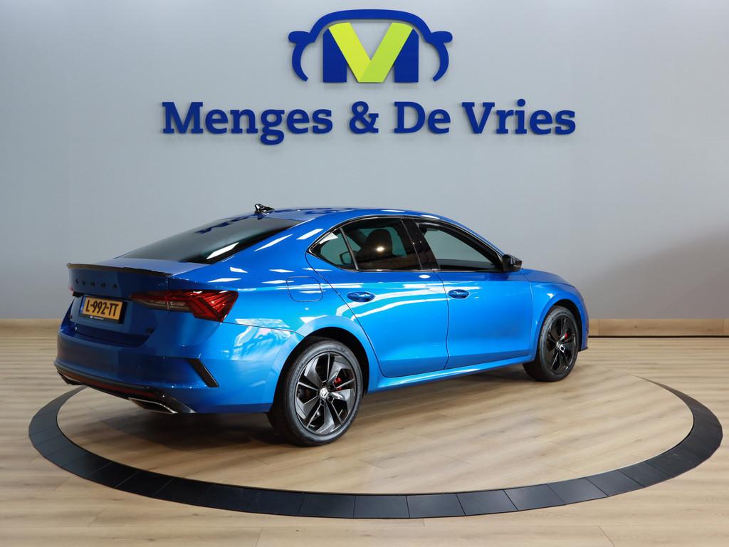 Skoda Octavia 1.4 TSI RS iV PHEV Business Airco ECC | Virtua, 12 maanden, Stof, Gebruikt, Blauw